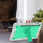 Kickstand Case for Samsung Galaxy Tab S10 FE / S9 FE / S9 Fall Protection Silicone + PC Tablet Cover