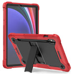Kickstand Case for Samsung Galaxy Tab S10 FE / S9 FE / S9 Fall Protection Silicone + PC Tablet Cover