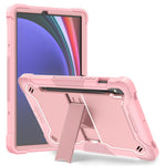 Kickstand Case for Samsung Galaxy Tab S10 FE / S9 FE / S9 Fall Protection Silicone + PC Tablet Cover
