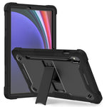 Kickstand Case for Samsung Galaxy Tab S10 FE / S9 FE / S9 Fall Protection Silicone + PC Tablet Cover