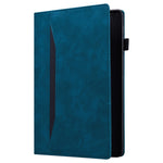 For Samsung Galaxy Tab S9 Ultra PU Leather Tablet Wallet Cover Pencil Holder Loop Tablet Case with Stand