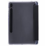 For Samsung Galaxy Tab S9 PU+Acrylic+TPU Case Origami Tri-fold Stand Tablet Cover Auto Wake  /  Sleep Shockproof Case