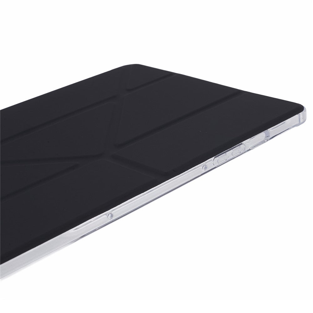 For Samsung Galaxy Tab S9 PU+Acrylic+TPU Case Origami Tri-fold Stand Tablet Cover Auto Wake  /  Sleep Shockproof Case