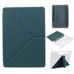 For Samsung Galaxy Tab S9 PU+Acrylic+TPU Case Origami Tri-fold Stand Tablet Cover Auto Wake  /  Sleep Shockproof Case