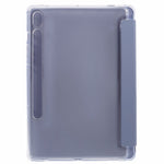 For Samsung Galaxy Tab S9 Shockproof Case Tri-fold PU+Acrylic+TPU Tablet Cover Support Auto Wake / Sleep