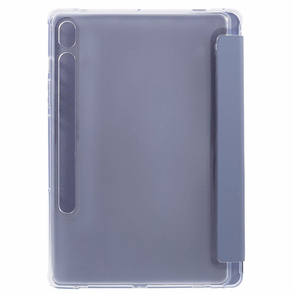 For Samsung Galaxy Tab S9 Shockproof Case Tri-fold PU+Acrylic+TPU Tablet Cover Support Auto Wake / Sleep