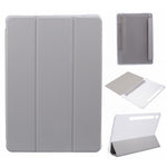 For Samsung Galaxy Tab S9 Shockproof Case Tri-fold PU+Acrylic+TPU Tablet Cover Support Auto Wake / Sleep