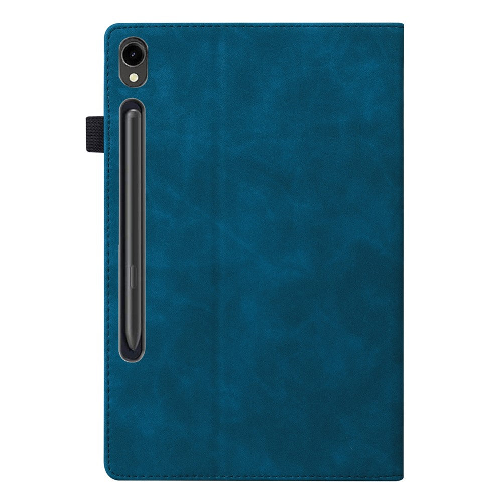 Til Samsung Galaxy Tab S9 PU læderpungcover Stødsikkert tabletetui med stativ
