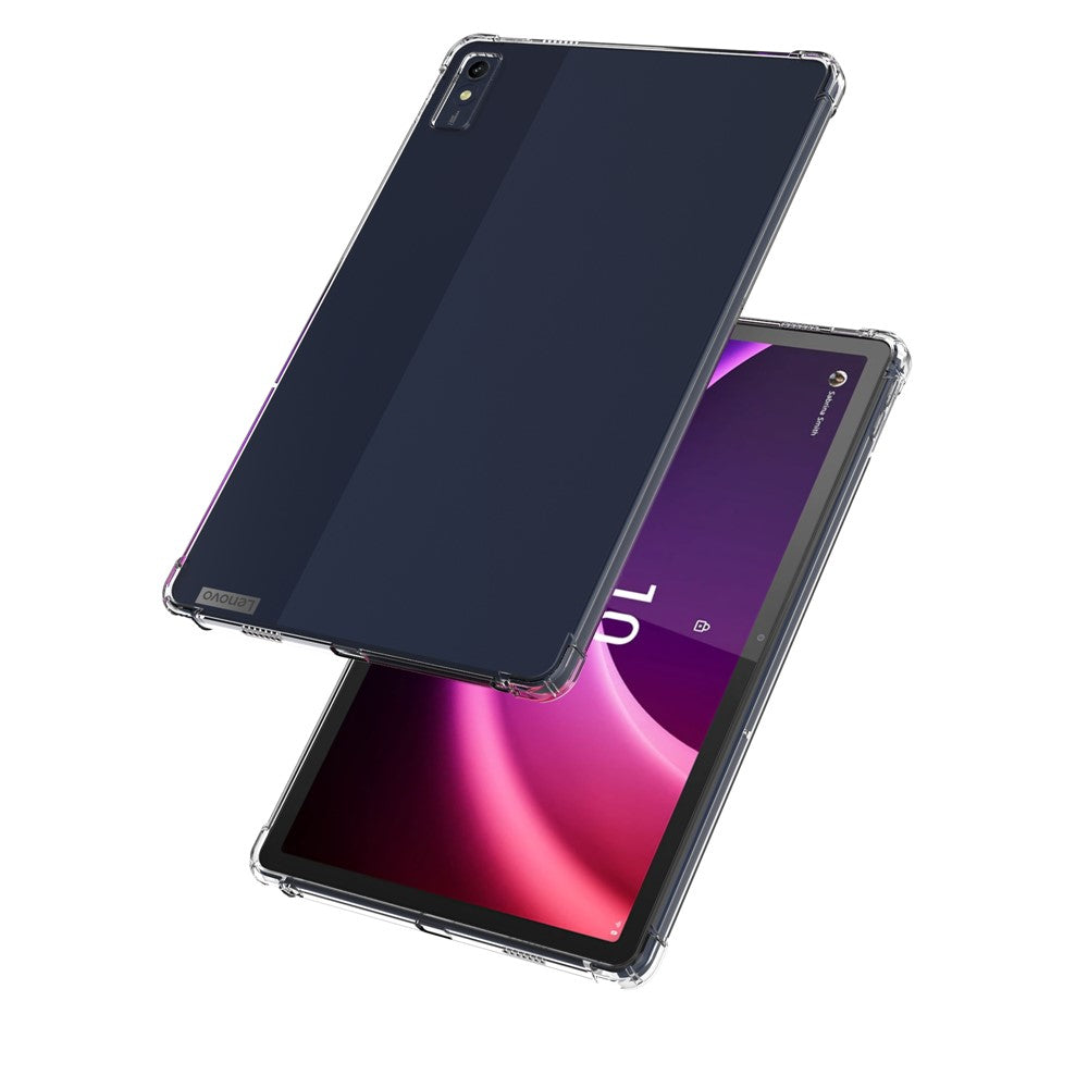 For Lenovo Tab M10 5G TPU Tablet Case Transparent Cover Reinforced Corners Anti-drop Shell