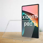 For Xiaomi Pad 6 Pro / Pad 6 Clear TPU Cover HD Transparent Tablet Case Drop Protection Shell