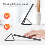 DUX DUCIS Domo Series PU Leather Smart Case for Lenovo Tab P12 , Tri-fold Stand Auto Wake / Sleep Tablet Cover
