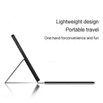 Til Samsung Galaxy Tab S10 FE / S9 FE / S9 læderetui + touchpad Bluetooth-kompatibelt tastatur med baggrundsbelysning
