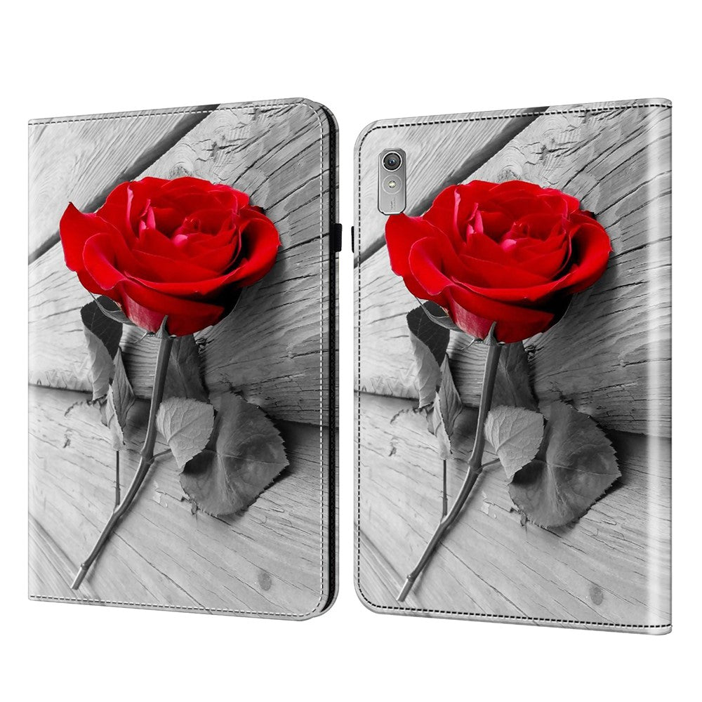 Anti-scratch PU Leather Tablet Case For Lenovo Tab P11 Gen 2 Pattern Printing Stand Card Holder Cover