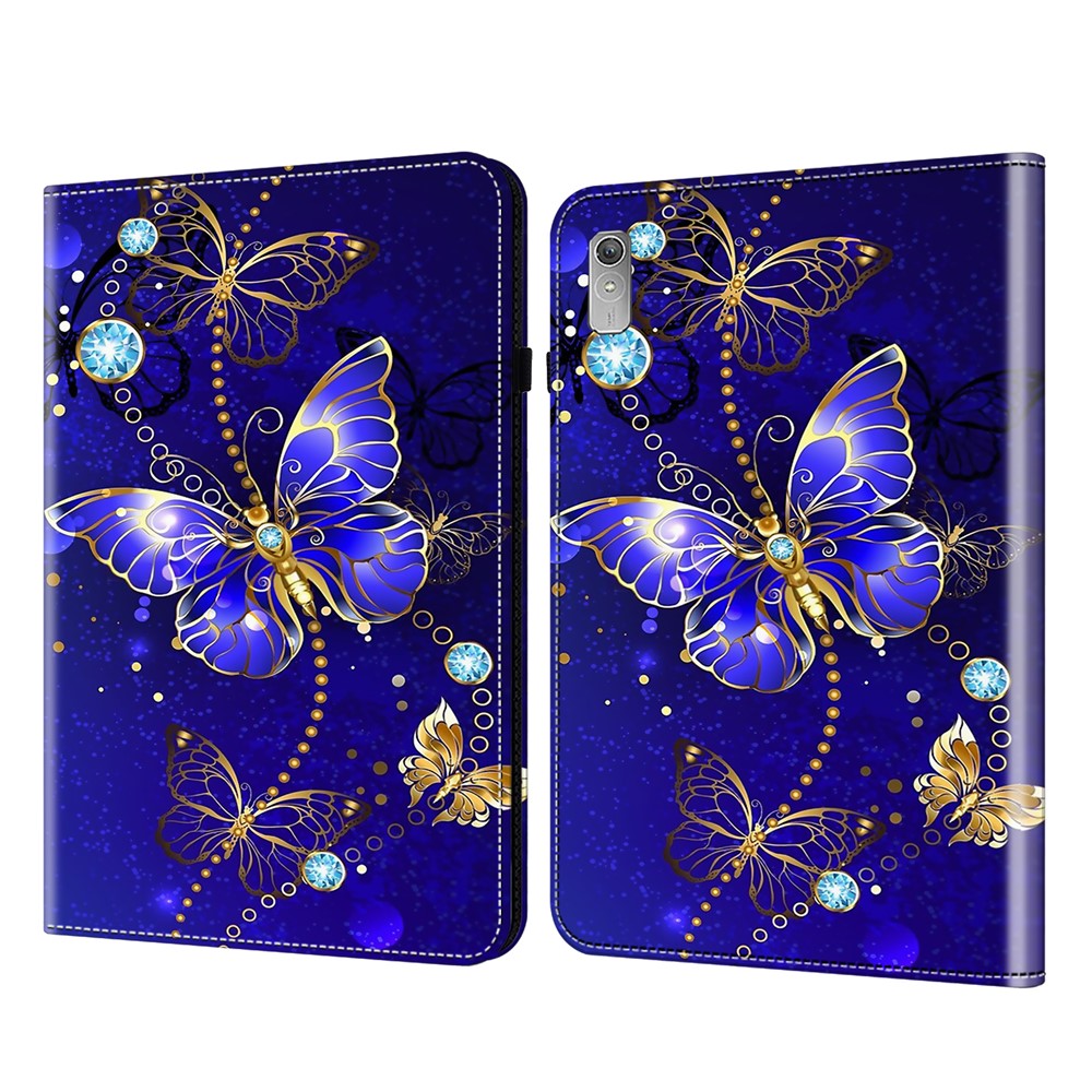 Anti-scratch PU Leather Tablet Case For Lenovo Tab P11 Gen 2 Pattern Printing Stand Card Holder Cover