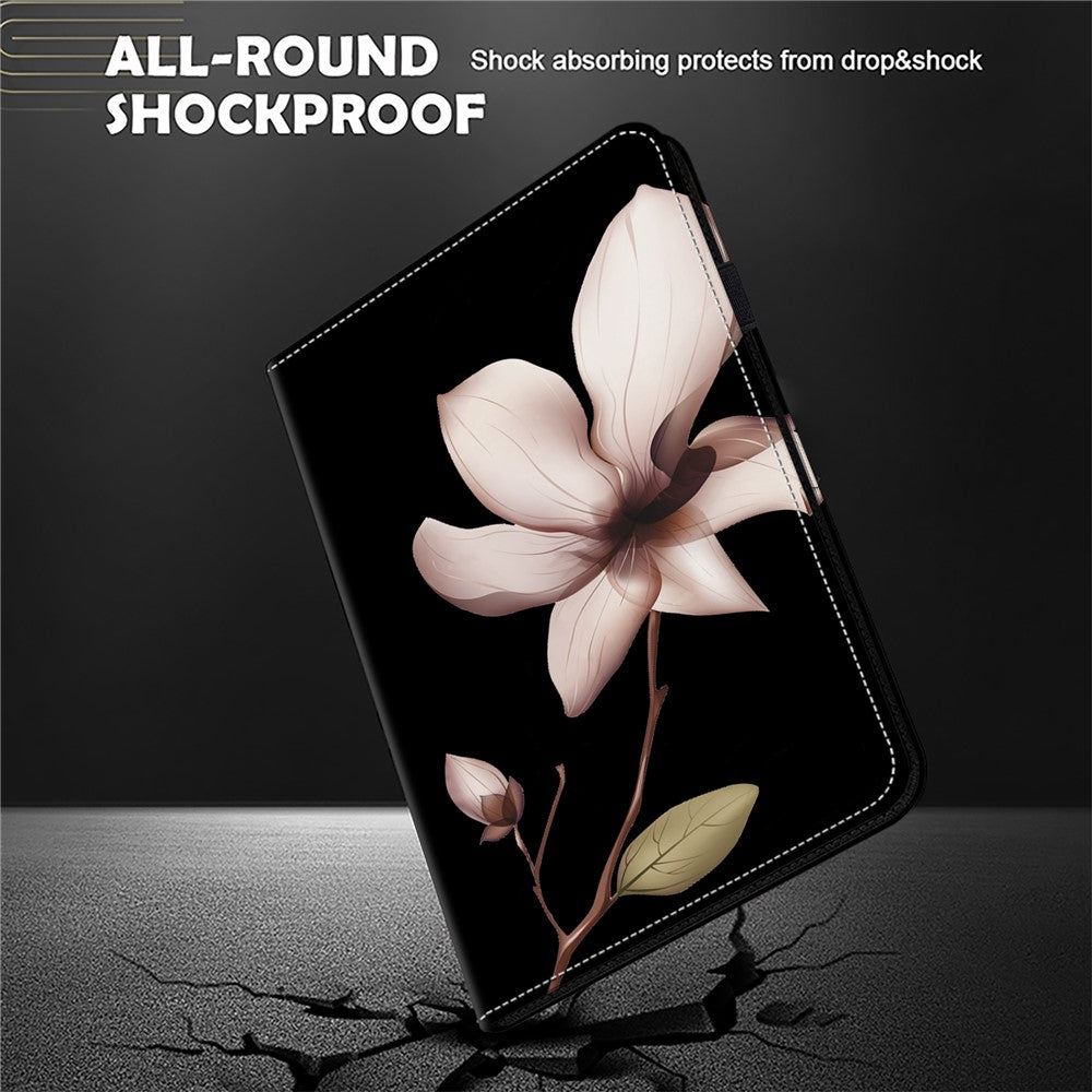 For Samsung Galaxy Tab S10+ / S9+ / S9 FE+ All-Inclusive Protection PU Leather TPU Tablet Stand Case Pattern Printing Cover