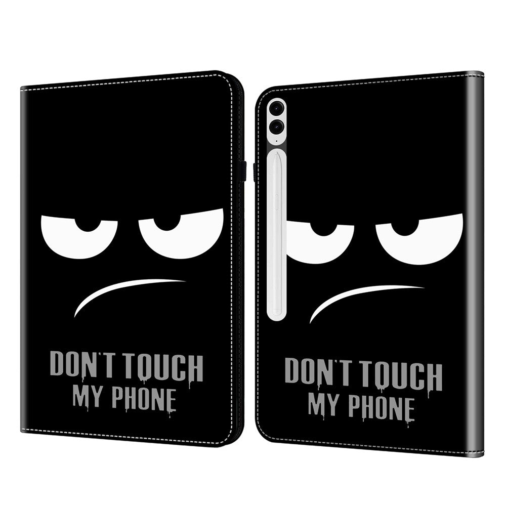 For Samsung Galaxy Tab S10+ / S9+ / S9 FE+ All-Inclusive Protection PU Leather TPU Tablet Stand Case Pattern Printing Cover