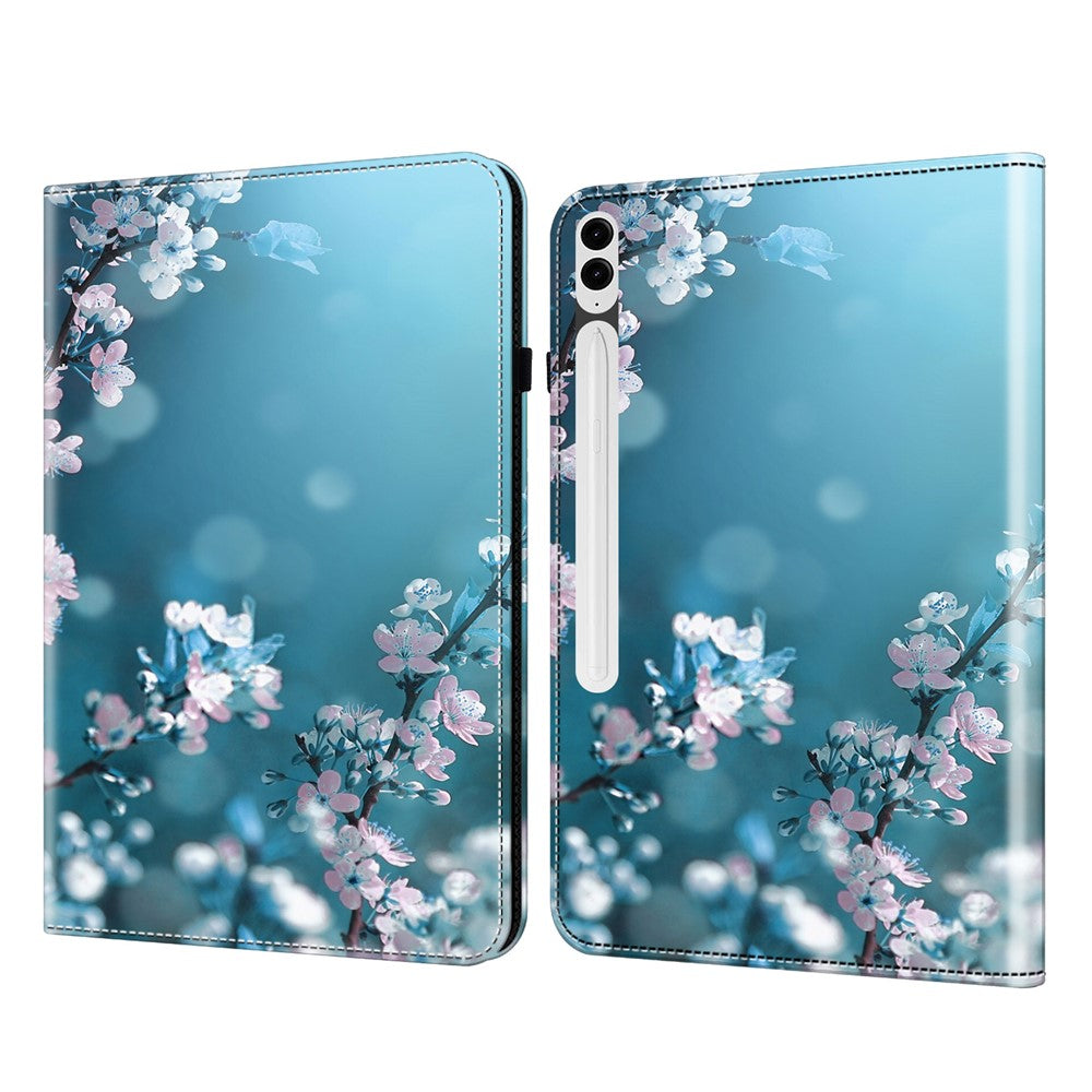 For Samsung Galaxy Tab S10+ / S9+ / S9 FE+ All-Inclusive Protection PU Leather TPU Tablet Stand Case Pattern Printing Cover