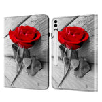 For Samsung Galaxy Tab S10+ / S9+ / S9 FE+ All-Inclusive Protection PU Leather TPU Tablet Stand Case Pattern Printing Cover