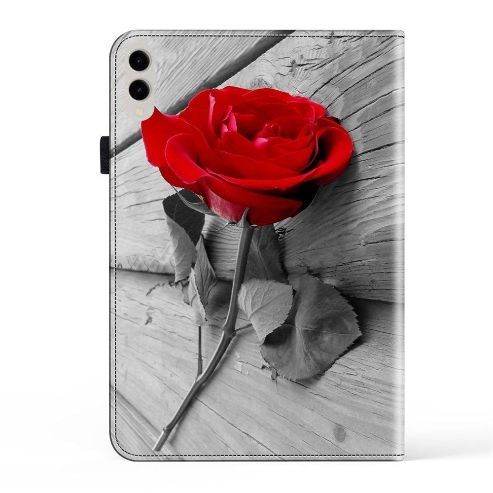 Pattern Printing PU Leather Tablet Case For Samsung Galaxy Tab S10 Ultra / S9 Ultra Shockproof Tablet Stand Cover
