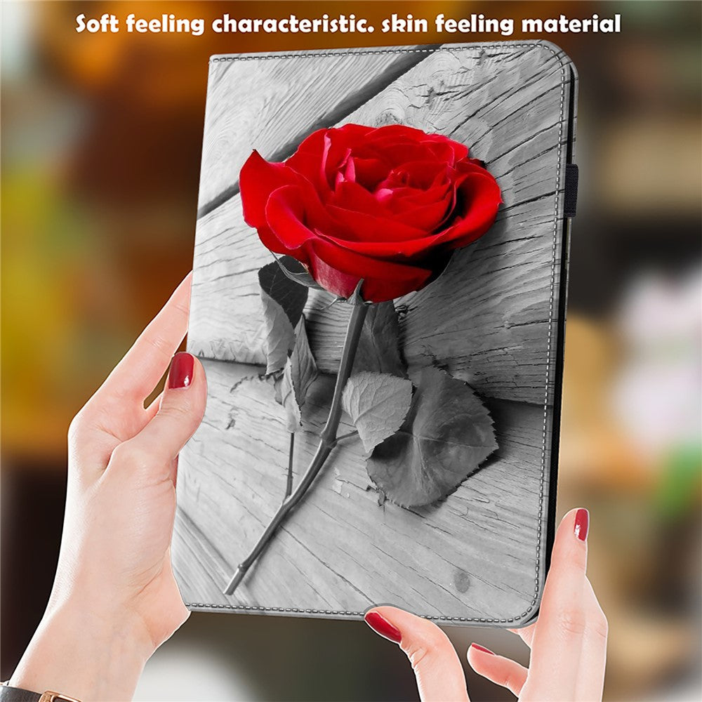Pattern Printing PU Leather Tablet Case For Samsung Galaxy Tab S10 Ultra / S9 Ultra Shockproof Tablet Stand Cover