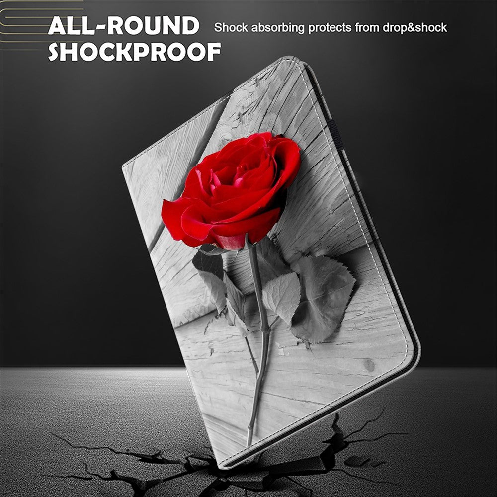 Pattern Printing PU Leather Tablet Case For Samsung Galaxy Tab S10 Ultra / S9 Ultra Shockproof Tablet Stand Cover
