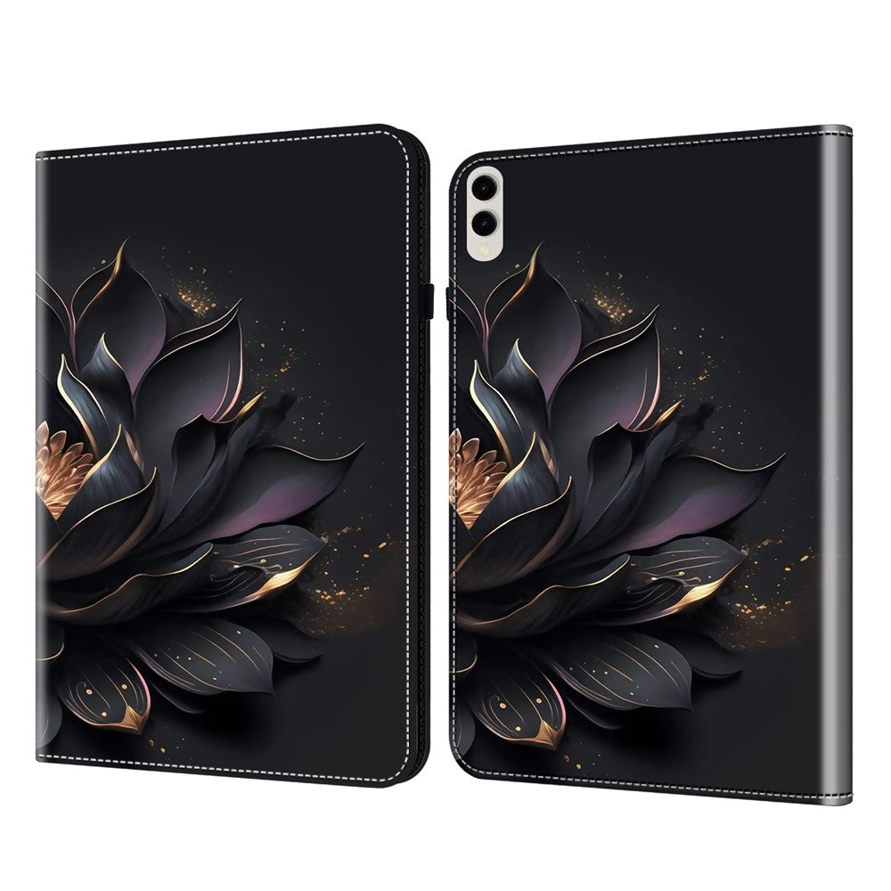 Pattern Printing PU Leather Tablet Case For Samsung Galaxy Tab S10 Ultra / S9 Ultra Shockproof Tablet Stand Cover