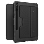 NILLKIN Bumper baggrundsbelyst Bluetooth-kompatibelt tastaturetui til Samsung Galaxy Tab S7 FE / Tab S7+ / Tab S8+ Aftageligt beskyttende tabletcover