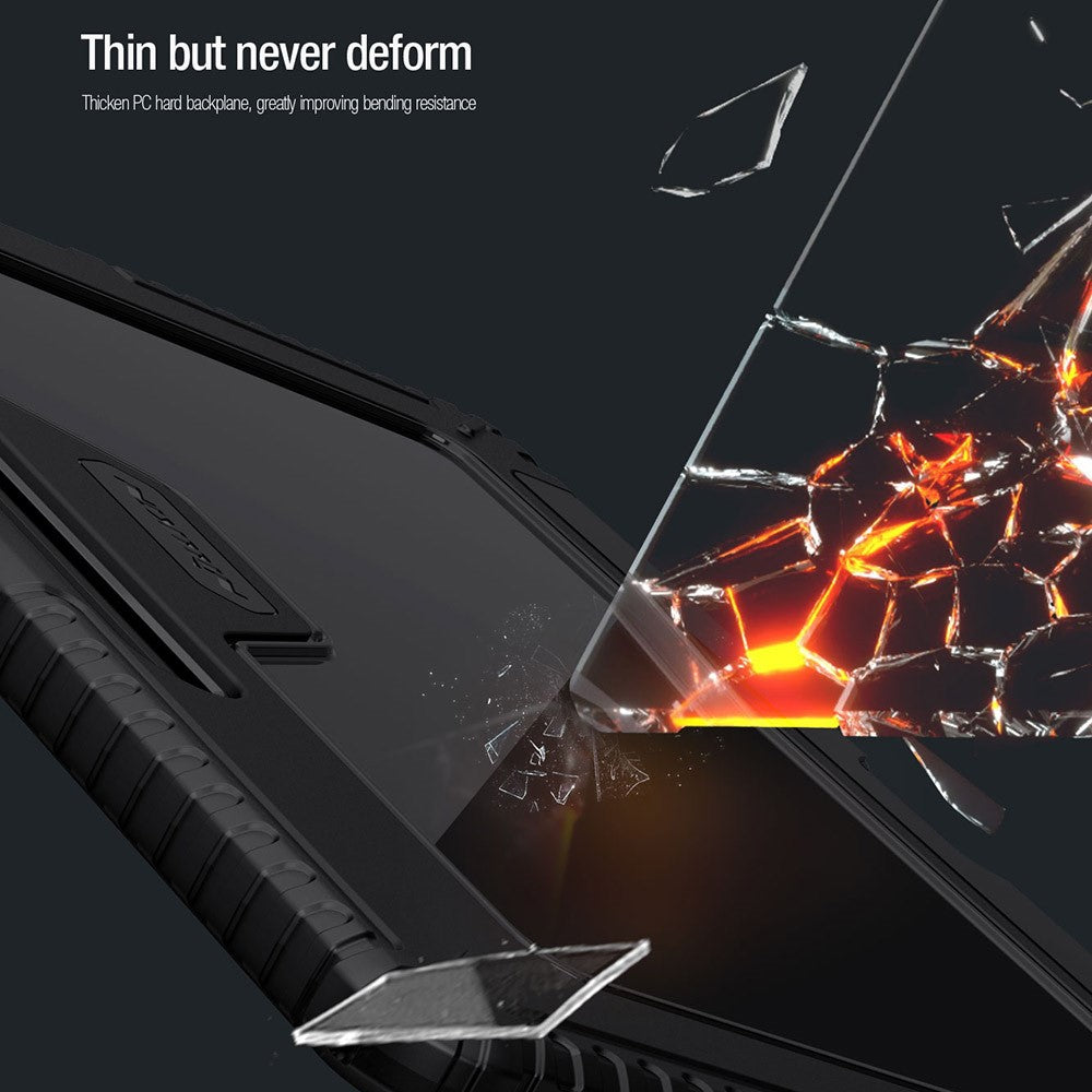 NILLKIN Bumper baggrundsbelyst Bluetooth-kompatibelt tastaturetui til Samsung Galaxy Tab S7 FE / Tab S7+ / Tab S8+ Aftageligt beskyttende tabletcover