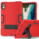 Kickstand Tablet Case for Lenovo Tab M10 5G , Robot Style Dual Color Silicone + PC Anti-drop Cover