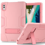 Kickstand Tablet Case for Lenovo Tab M10 5G , Robot Style Dual Color Silicone + PC Anti-drop Cover