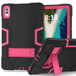 Kickstand Tablet Case for Lenovo Tab M10 5G , Robot Style Dual Color Silicone + PC Anti-drop Cover