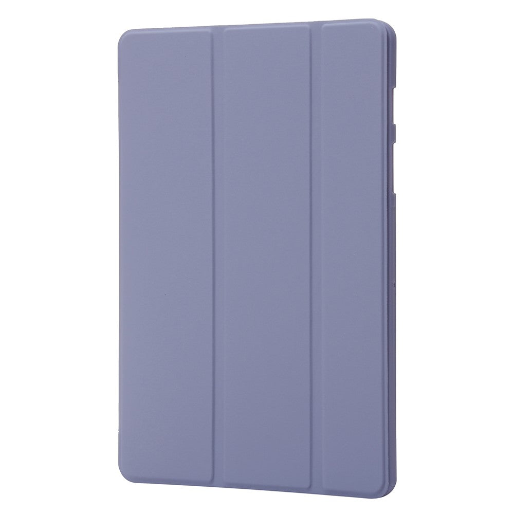 For Samsung Galaxy Tab S9+ Case Anti-scratch PU Leather + Silicone Tri-fold Stand Tablet Cover