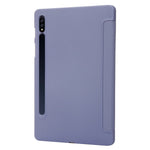 For Samsung Galaxy Tab S9+ Case Anti-scratch PU Leather + Silicone Tri-fold Stand Tablet Cover