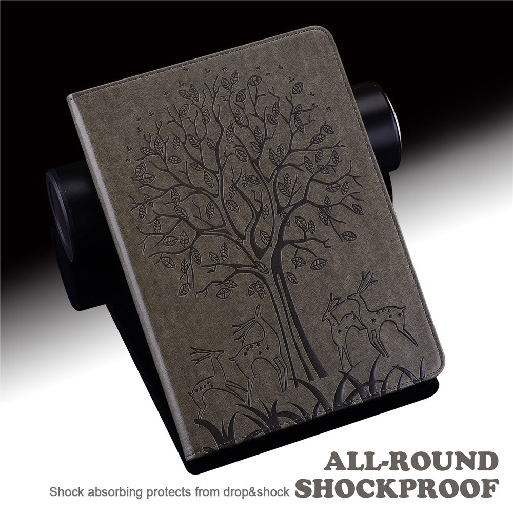 For Xiaomi Redmi Pad SE Case Imprinted PU Leather Tablet Cover with Card Slots