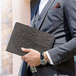 For Xiaomi Redmi Pad SE Case Imprinted PU Leather Tablet Cover with Card Slots