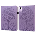 For Xiaomi Redmi Pad SE Case Imprinted PU Leather Tablet Cover with Card Slots