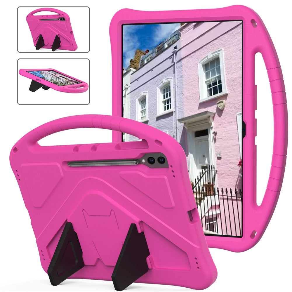 Shockproof Cover for Samsung Galaxy Tab S9 Ultra / S8 Ultra, Handle Kickstand Protective EVA Tablet Case