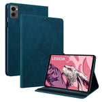For Lenovo Legion Y700 (2023) / Tab Gen 2 Case PU Leather Imprinted Card Holder Stand Tablet Cover