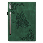 For Lenovo Tab P12 Case Butterfly Flower Imprinted PU Leather Stand Tablet Cover