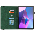 For Lenovo Tab P12 Case Butterfly Flower Imprinted PU Leather Stand Tablet Cover