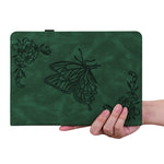 For Xiaomi Redmi Pad SE Case PU Leather Card Holder Imprinted Stand Tablet Cover