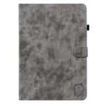 For Lenovo Tab P12 Leather Case Cute Tiger Imprinted PU Leather Card Holder Tablet Cover