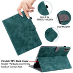 For Lenovo Legion Y700 (2023) / Tab Gen 2 Cover Imprinted Stand PU Leather Card Holder Tablet Case