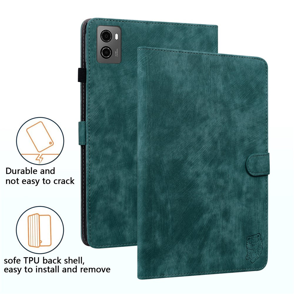 For Lenovo Legion Y700 (2023) / Tab Gen 2 Cover Imprinted Stand PU Leather Card Holder Tablet Case