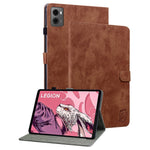 For Lenovo Legion Y700 (2023) / Tab Gen 2 Cover Imprinted Stand PU Leather Card Holder Tablet Case