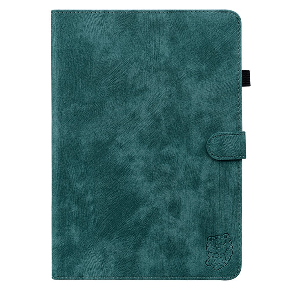 For Lenovo Tab M10 5G Anti-drop Case Imprinted PU Leather Card Holder Tablet Cover