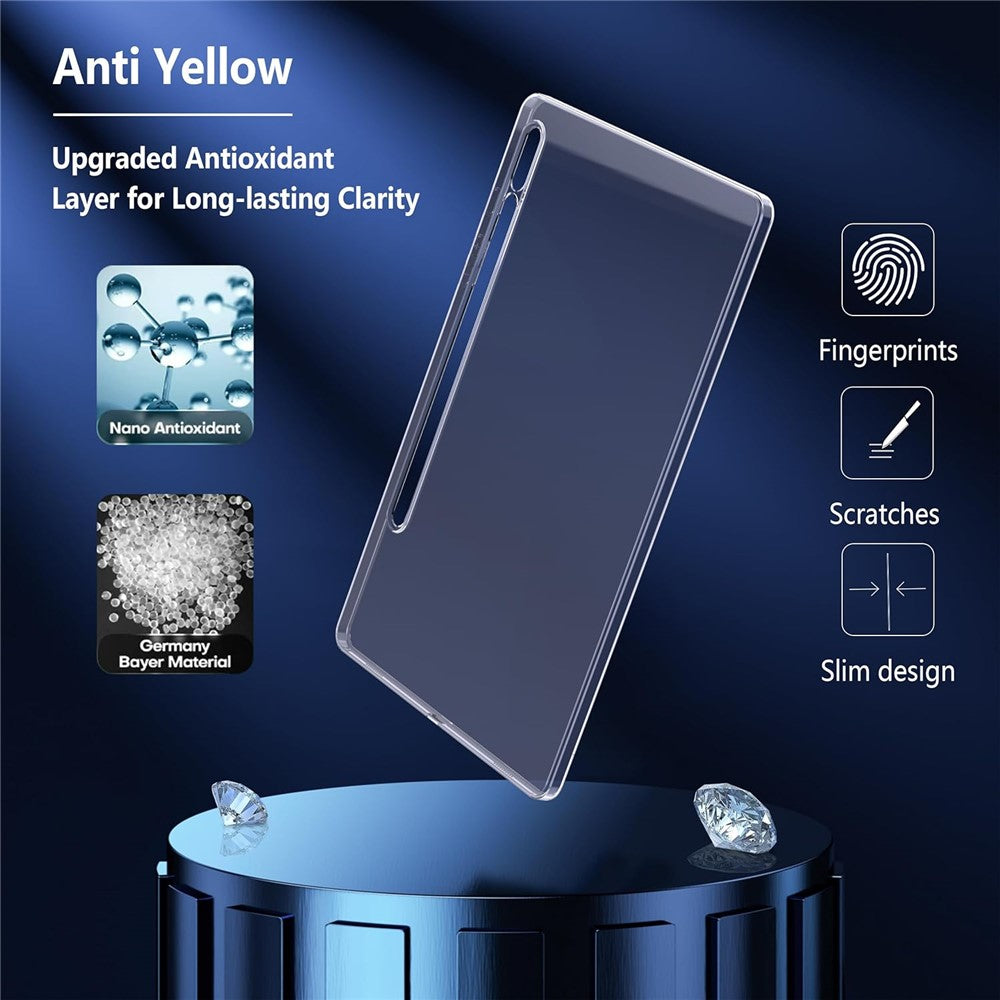 For Samsung Galaxy Tab S9 Ultra Super Clear Case Drop Protection Shell TPU Tablet Cover