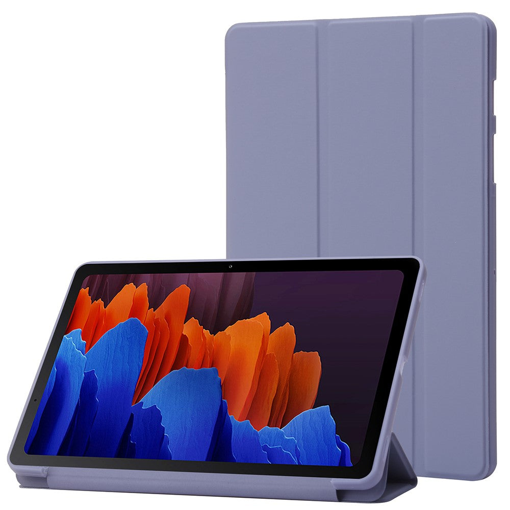 Til Samsung Galaxy Tab S9 Cover Ridsefast PU+ Silikone Tredelt Stativ Tablet Cover