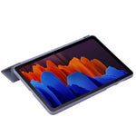 Til Samsung Galaxy Tab S9 Cover Ridsefast PU+ Silikone Tredelt Stativ Tablet Cover