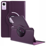 For Xiaomi Redmi Pad SE Case Litchi Texture PU Leather Protective Tablet Cover with Elastic Band